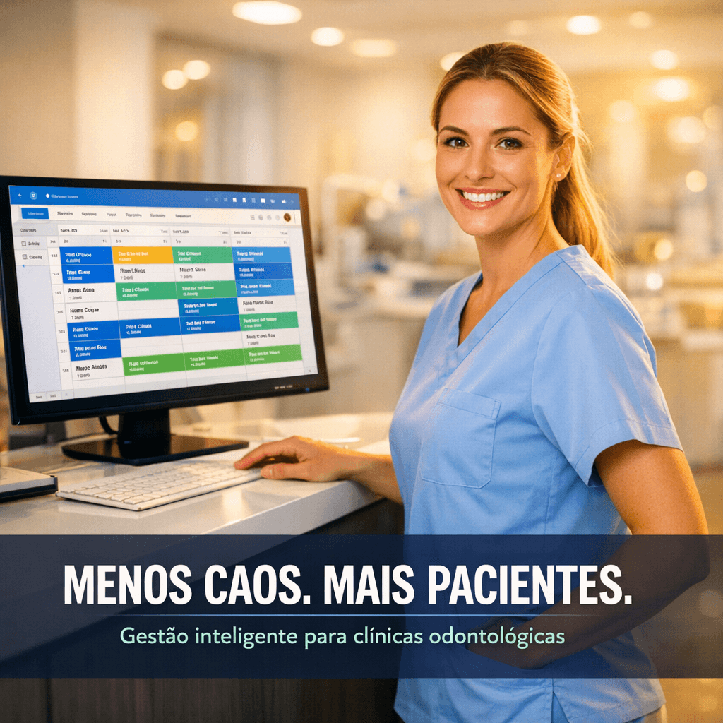 Tela do sistema SoftClínica em uso